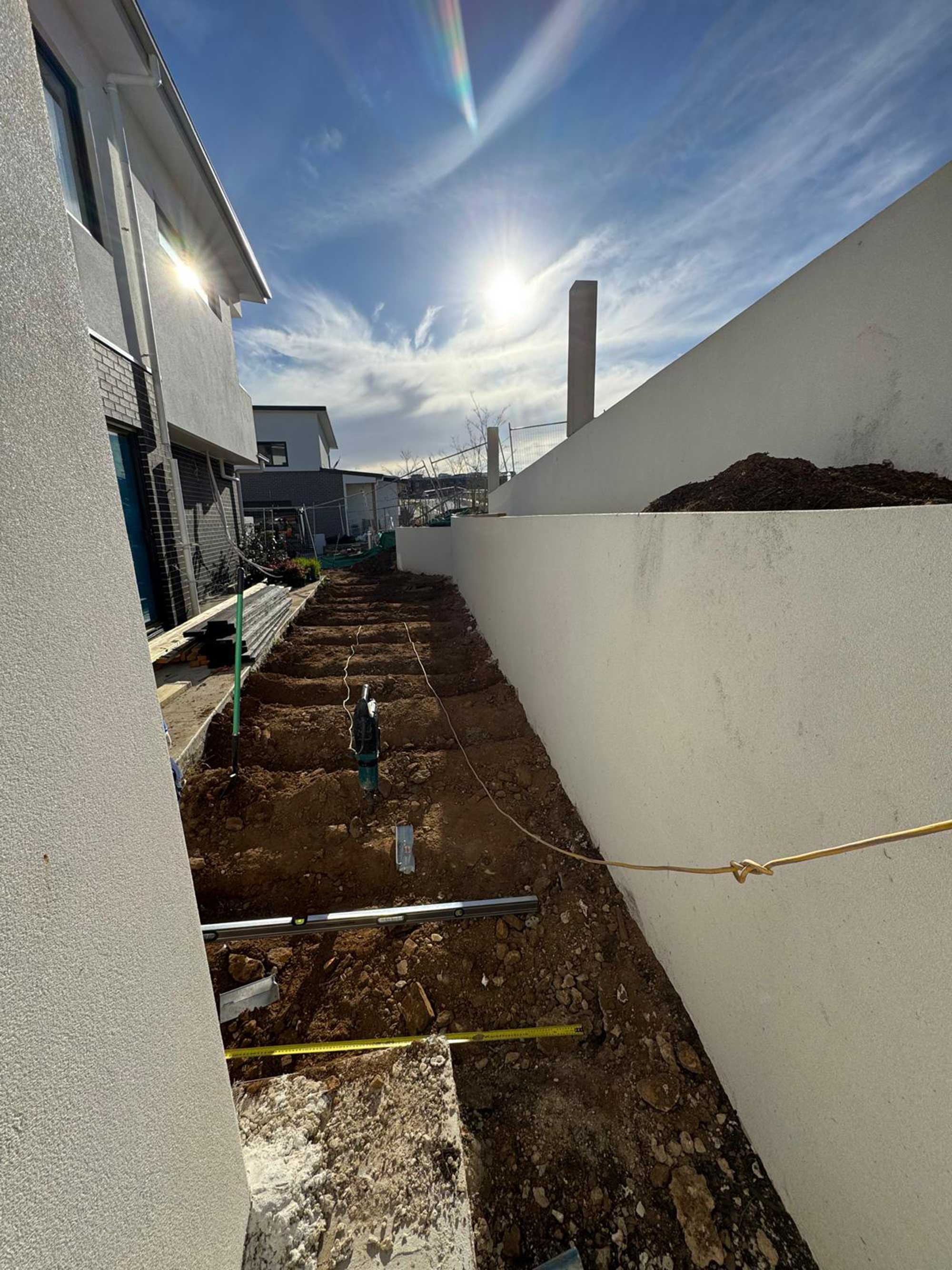 Composite decking installation with custom seating in Whitlam Canberra